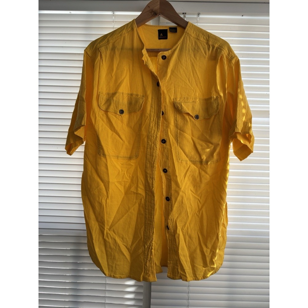 Vintage 90s Liz Claiborne Lizsport Women's L‎ Cotton Button Up Sh/Sleeve Shirt